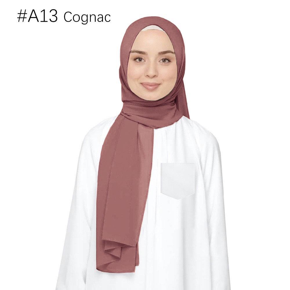 Ethnische Perlen Chiffon Bubble Kopftuch - Malaysia Schalkollektion