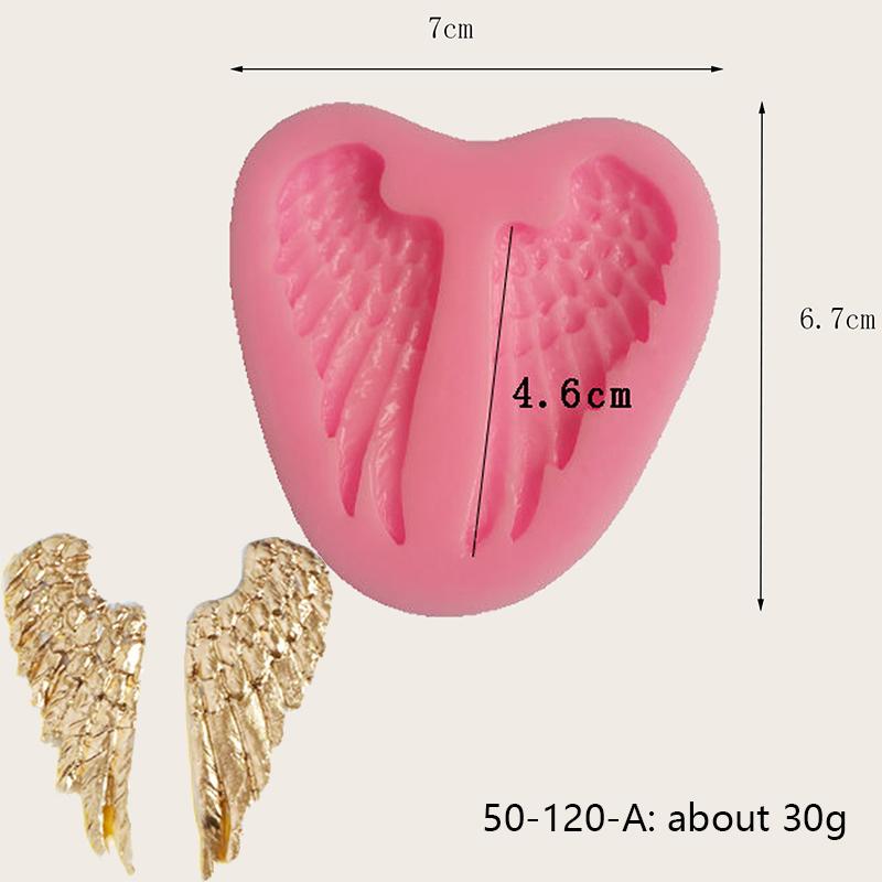 

Силіконова форма для торта Ангельські крила DIY Крила Мастика Шоколад Цукерки Печиво Гампаста Випічка Прикраса для торта