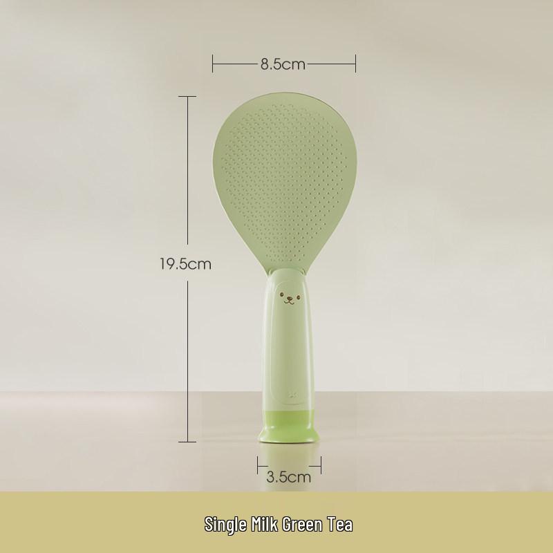 Heat-Resistant Non-Stick Stand-Up Rice Spoon for Kitchen Use