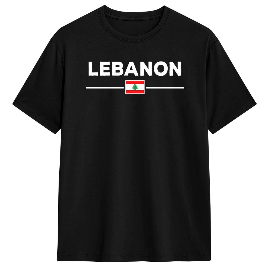 Lebanon Resist Fist Lebanese Flag Cotton T Shirt For Unisex Summer Funny Tshirts Novelty Tee Shirt Plus Size Wholesale Clothes