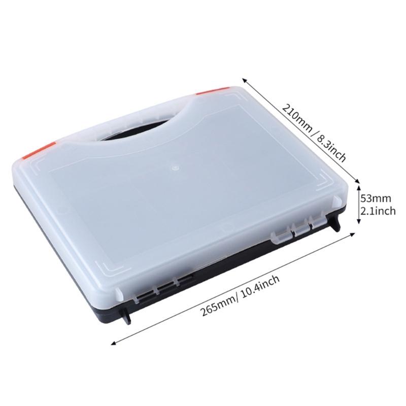 Small Parts Organisers Hardware Storage Box with Lid Hardware Organizers Screws Sorting Box for Dowels Screws and Nuts