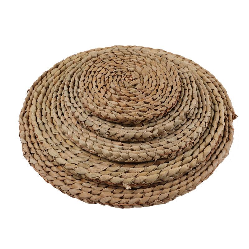 HeMu Creative Corn Fur Woven Table Mat Insulation Pot Round Coaster Coffee Drink Tea Cup Mat Creative Table Mat