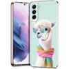 Phone Case For Samsung Galaxy S24 Ultra S23 FE S22 S20 S21 5G S10 S9 Plus S10E S8 Soft Silicone Clear Kawaii Alpaca lovely Cover