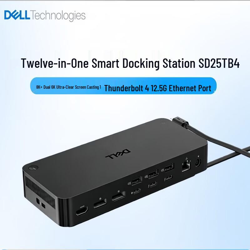 Dell Thunderbolt 4 12-in-1 Laptop Docking Station SD25TB4