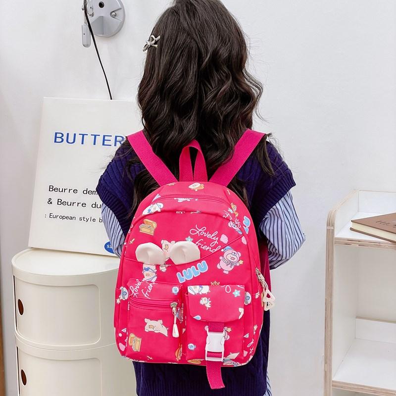 School Bag New School Bag Boys and Girls Cute Cartoon Small Backpack Casual Versatile School Bag