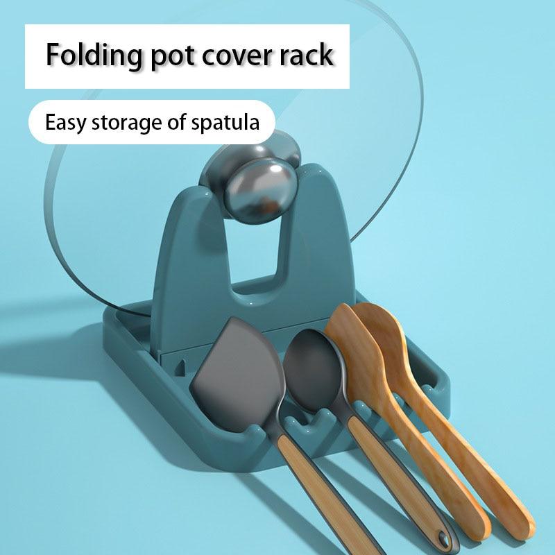 Porta Pentole E Coperchi In Acciaio Inox 304 | Rack Da Cucina Per Coperchi, Mestoli E Spatole | Accessorio Per Armadio