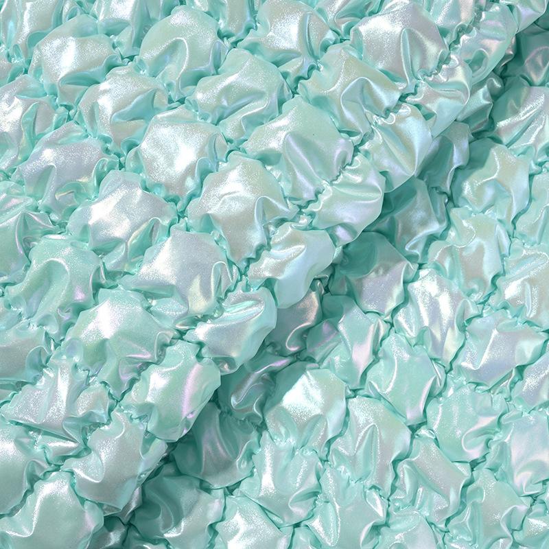 PU-Leder Gesteppte Baumwollstoffe Stretch Bestickt Halloween Weihnachten Stoff zum Nähen Daunenjacke Kleidung 95cm Breite