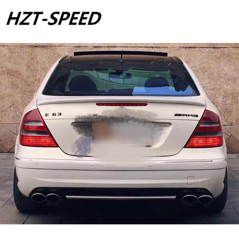 E63 AMG Style Unpainted PP Material Front Rear Bumper Side Skirts Car Body Kit For Mercedes-Benz W211 E200 E240 E300 2003-2009