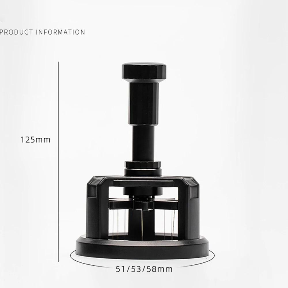 11/11/18MM Press Rotary Magnetic Suction Coffee Distributor Needle Adjustable Even Stirring Loose Powder Needle Coffee Tool