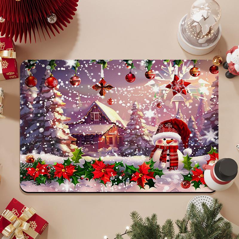 Toilet Floor Mat Bathroom Non-slip Strong Absorbent Toilet Door Toilet Diatom Mud Quick Drying Mat Carpet Bathroom
