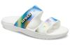 Crocs Classic Colorful Unisex Multi Color White Sandals 207771-94S