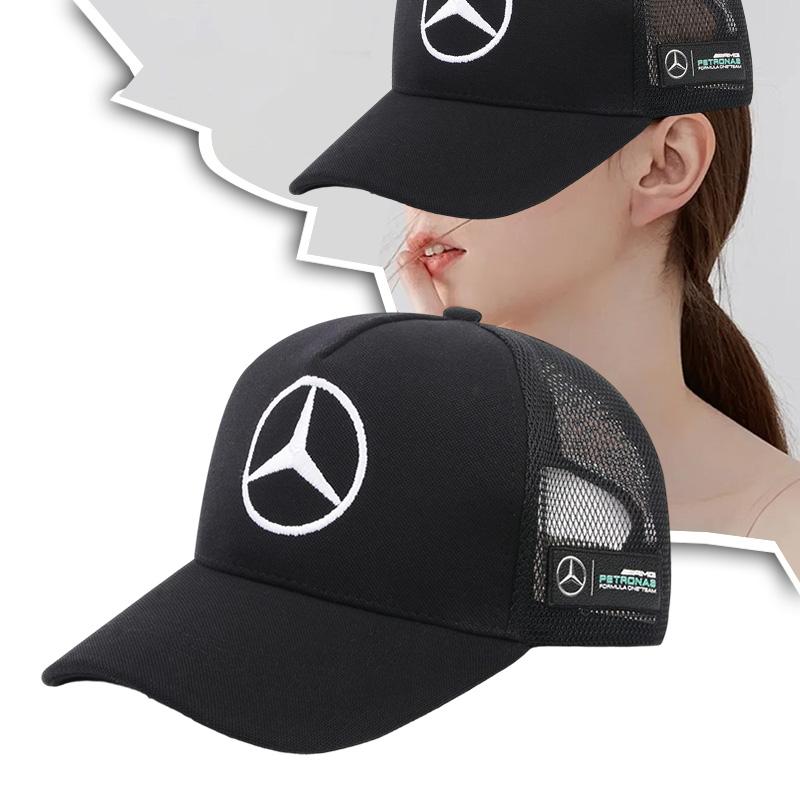 YDC4 Baseball Cap Adjustable Sport Casual Cap Outdoor Summer Men Women Leisure Breathable Mesh Cap Accessories For Mercedes-Benz AMG