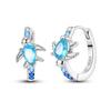Women's Spring 925 Silver Butterfly Dragonfly Flowers Color Romantic Sweet Earrings Fit for Party Delicate Gift Jewelry