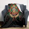 1PC Alanyaspor Custom Name Patterned Flannel Blanket Suitable For All Seasons For Home Decor Warmth And Comfort Gifts Holiday Present
