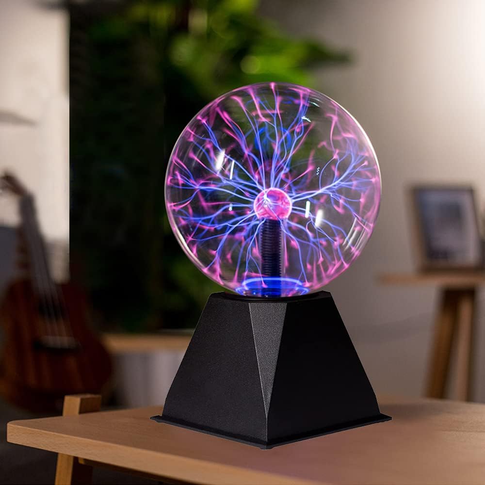4/5/6/8 Inch Magic Plasma Ball Lamp LED Night Light Atmosphere Touch Plasma Light Christmas Party Decor Lighting Kids Gift Toy