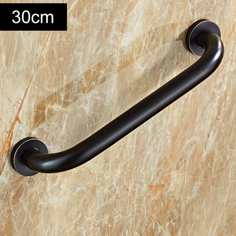 ELLEN Bathroom Safe Grab Bar 30/40/50CM Antqiue Bronze Brass Toilet Handrail Grab Bar Shower Safety Support Handle EL89