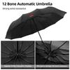 Accesorii Umbrelă Pliabilă Automată Rezistentă la Vânt și Soare cu 12 Nervuri Pentru Asx Lancer L200 Pajero Sport Attrage Eclipse