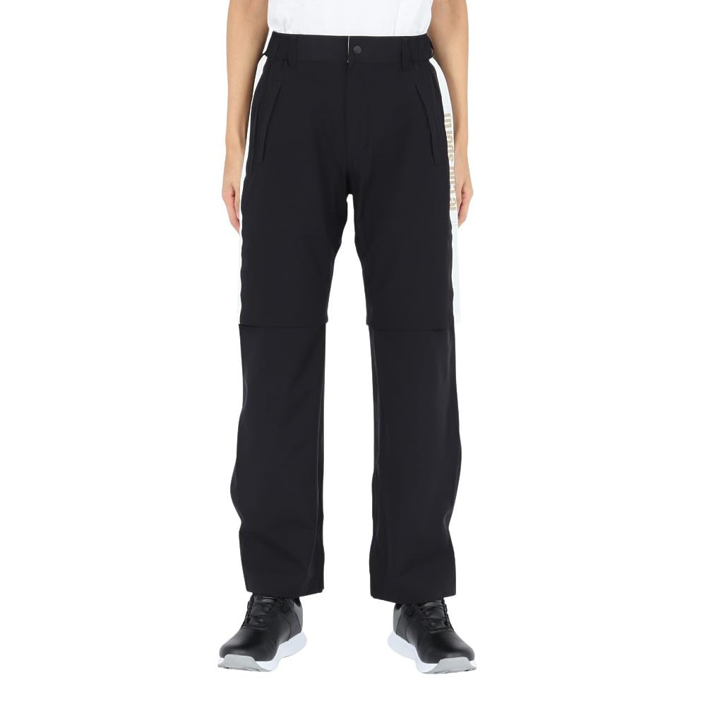 Coq Sportif Rainwear Top and Bottom Detachable Storage Bag Light QGWXJH00W BG00 [Le Golf] [Stretch Forcer] Set, Sleeves, Ventilation, Included,