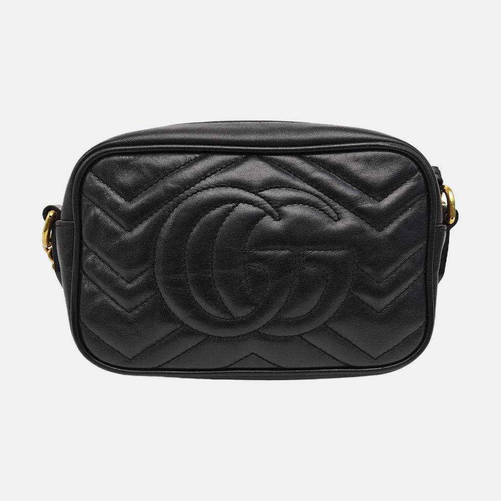 [Usato] Borsa Mini Gucci GG Marmont Matelassé 'Nero' - Buono #Y1PPLF