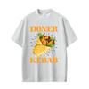 Funny Doner Kebab Graphic T Shirt Unisex Women Casual Cotton Oversized T-shirt Unisex Fashion Vintage Short Sleeve Tees Streetwear