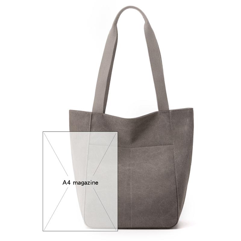 Canvas Bag Women's Shoulder Handbag Wear-resistant Large Capacity Women's Bag