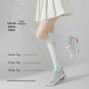 All-Season Mid-Calf Compression Socks for Yoga, Running, Jump Rope, Fitness, Aerobics, and Calf Slimming