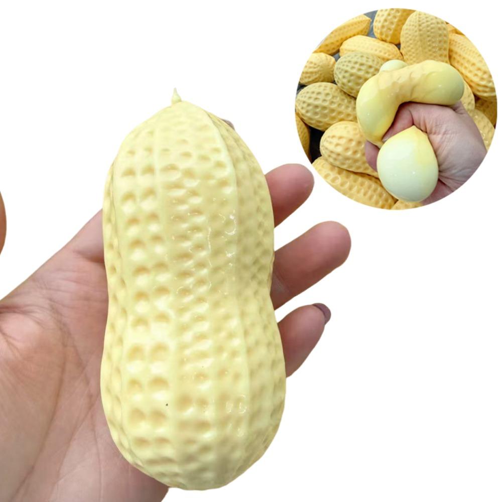 

Realistic Peanut Squeeze Toy Creative Peanut Pinch Kneading Toys Peanut Stress Ball Office Slow Rebound Flour