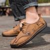 Fashion New Stylish Versatile Walking Shoes All-match Men's Casual Shoes Fashion Men Vulcanize Shoes Leather Lightweight Man Loafers