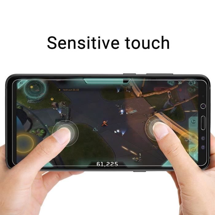 Displayschutzfolie - IJIA - Xiaomi Redmi Note 5 Pro - Gehärtetes Glas - 2er-Pack - Kratzfest