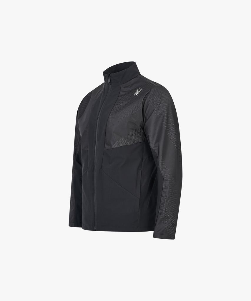 Spyder Men'S Hybrid Panel Mix Zip-Up Spjfcnft203Mblk