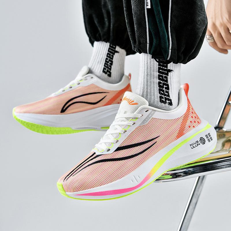 Summer running shoes men's carbon plate shock absorption small size sports shoes breathable couple casual travel shoes professional running shoes