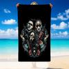 Quick Dry Beach Towel Horror Movies Pattern, Lightweight Absorbent Towel for Pool Beach Vacation Use