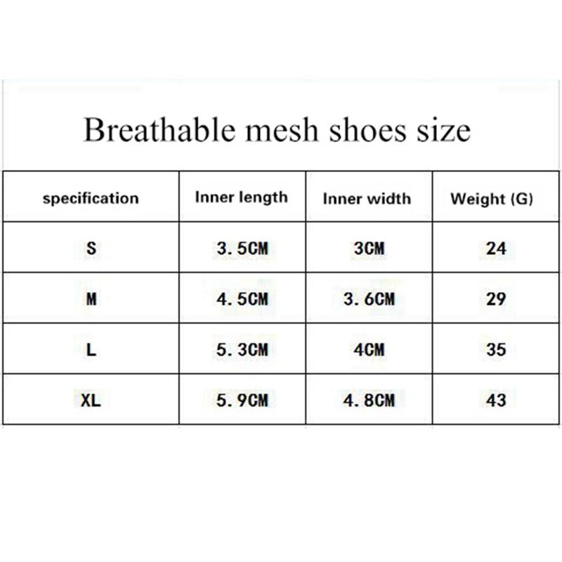 Atmungsaktive Hundeschuhe Rutschfeste Haustier Bequeme Stiefel Pfotenschutz Reflektierende Riemen Hund Teddy Niedliche Netzschuhe