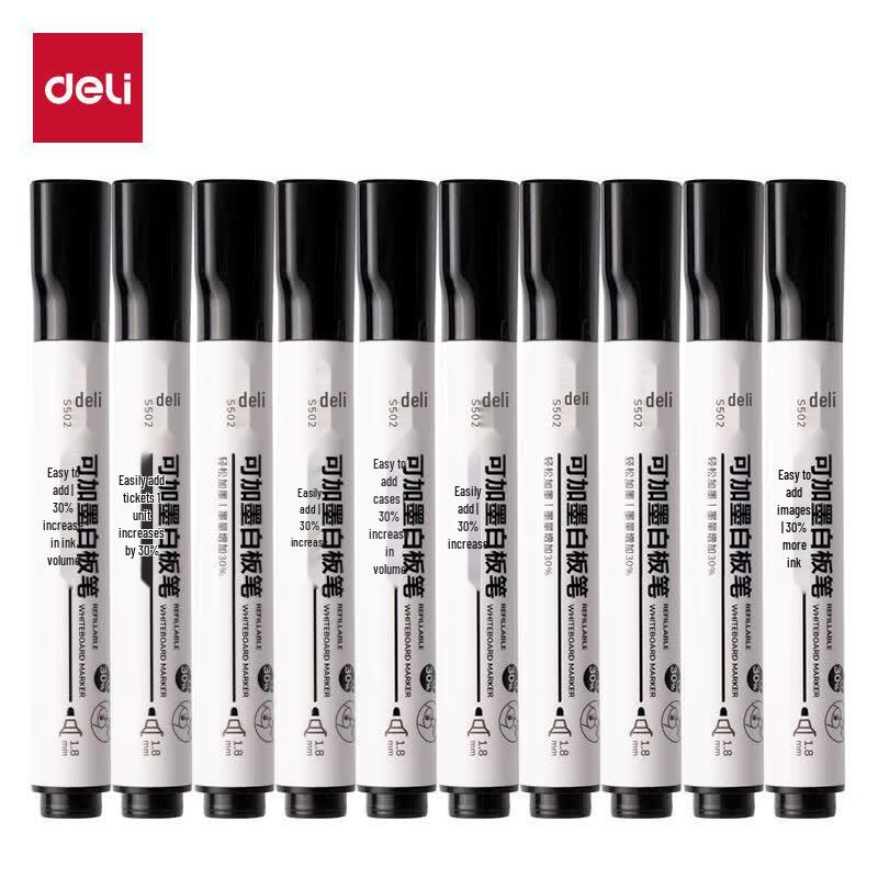 Deli S502 Refillable Whiteboard Marker Pen