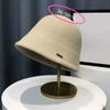 Solid Color Woolen Basin Hat Plush Bucket Hat Retro Fisherman Hat  Women