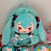 Hatsune Miku Sweet And Cute Creative Anime Picture Embroidery Fashion Large Capacity Storage Soft Plush Backpack Girl Toy Gift