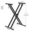 Jundingying X-Style Keyboard Stand for 61/88 Keys