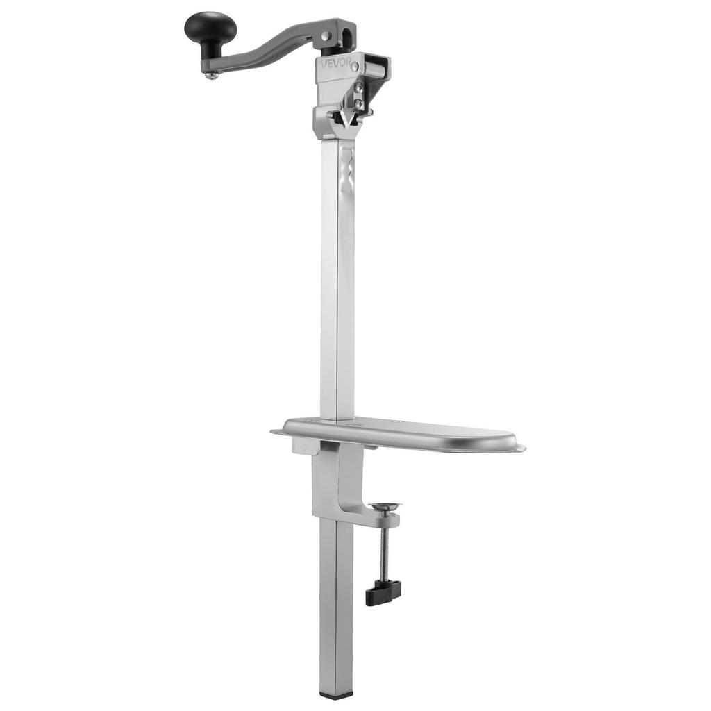 Commercial Can Opener, Heavy-Duty Manual Tabletop Cans Opener for Cans Up To 300 Mm Height, Height-Adjustable Can Openers Fixed with Screws & Table