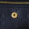 Used 12564 Portefeiulle Pont Neuf M62127 7940 LV logo flower navy red Monogram Empreinte Marine Rouge unisex from Japan