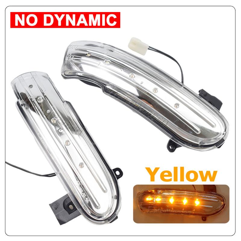 For Mercedes-Benz W171 R171 SLK R230 W230 SL Dynamic LED View Mirror Indicator Blinker Turn Signal Light A1718200421 A1718200321