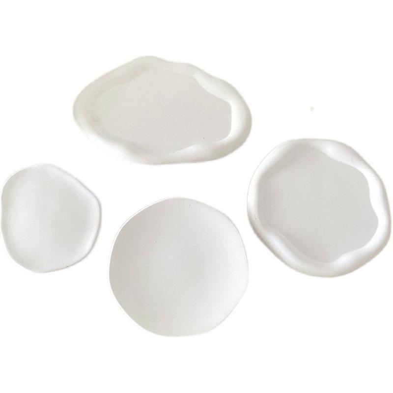 Nordic Style Simple and Irregular Storage Tray Plaster Tray Jewelry Ornaments Photo Decoration Props Photography Objects Home