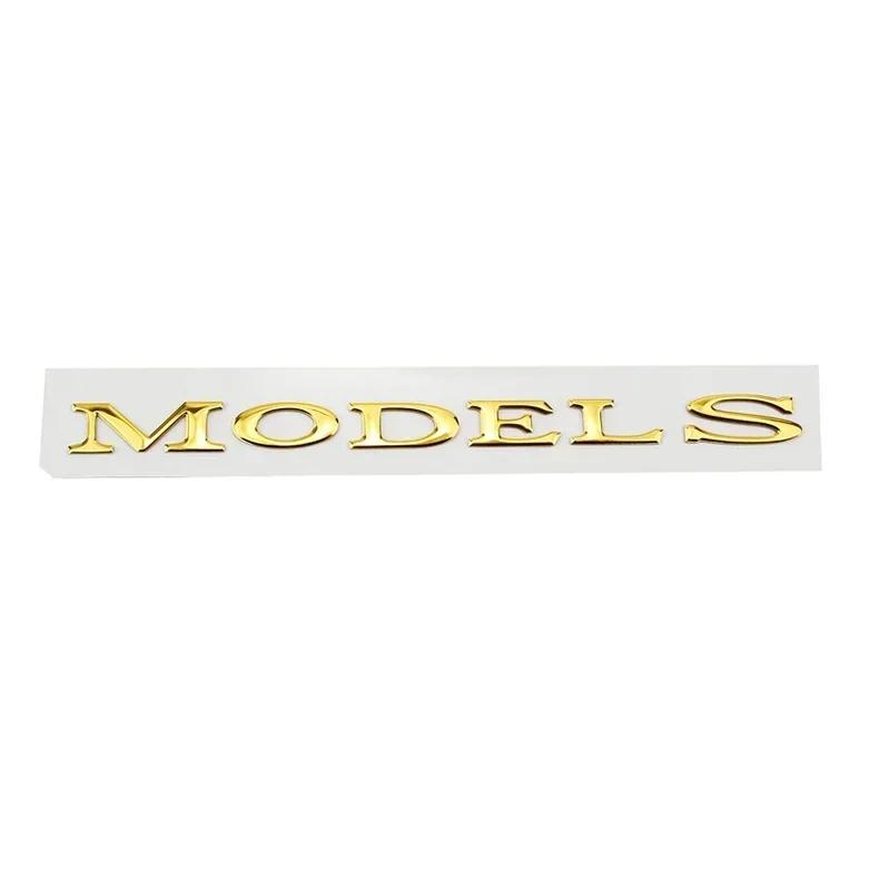 Metal ABS Car Styling Trunk Rear Tail Body Side Badge Sticker for Tesla Model 3 S X Y DUAL MOTOR Emblem Exterior Accessories