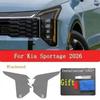 2Pcs Pre-Cut For Kia Sportage 2026 Car Clear PPF TPU Sticker Transparent Black Headlight Protective Film Accessories
