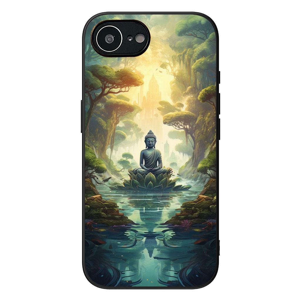 Cover for Xiaomi Redmi Note 15 11 9 10 Pro Plus A5 9A 9T 10A 10C 9C NFC 15C 8T Phone Case Lord Figure Buddha Lotus