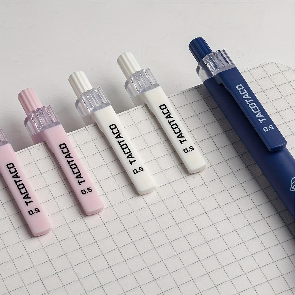 Set of 4 Adorable Retractable Gel Pens with A 0.5Mm Fine Tip, Featuring Quick-Drying Black Ink for Smooth Writing and A Comfortable Grip