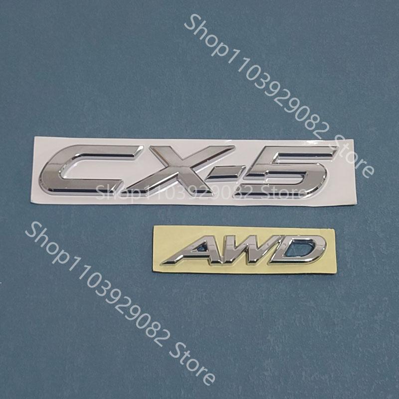 For Mazda 2 3 6 CX-5 CX-50 CX-30 CX-60 CX-90 SKYACTIV G SKYACTIV AWD Black Rear Trunk Tail Logo Sticker Emblem Deca Yvmsj22