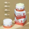 Crema Riparatrice Acne Acido Salicilico Sbiadisce Cicatrici da Acne Punti Neri Imperfezioni Trattamento Brufoli 30g meno