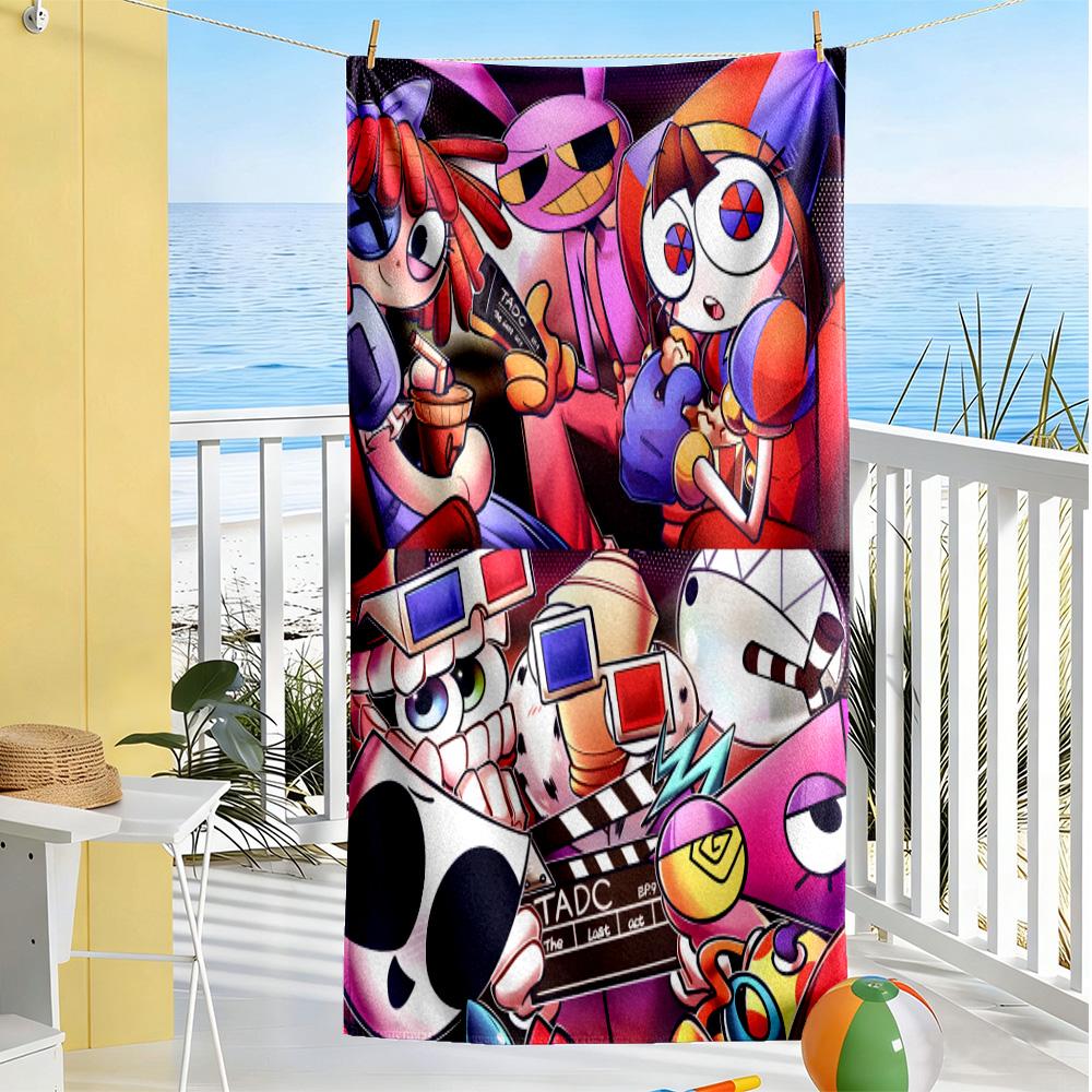 TADC soft beach towel Comfortable Couple beach towel, family beach towel set Vibrant Pattern Gift for Festivals