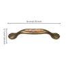 Wardrobe Drawer Pull Elegant Ceramic and Metal Furniture Handle Sturdy