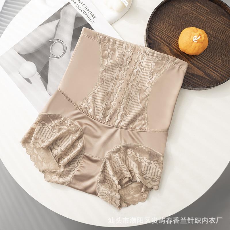 High Waist Lace Shaping Underwear Slim Tummy Control Butt Lifting Women Briefs